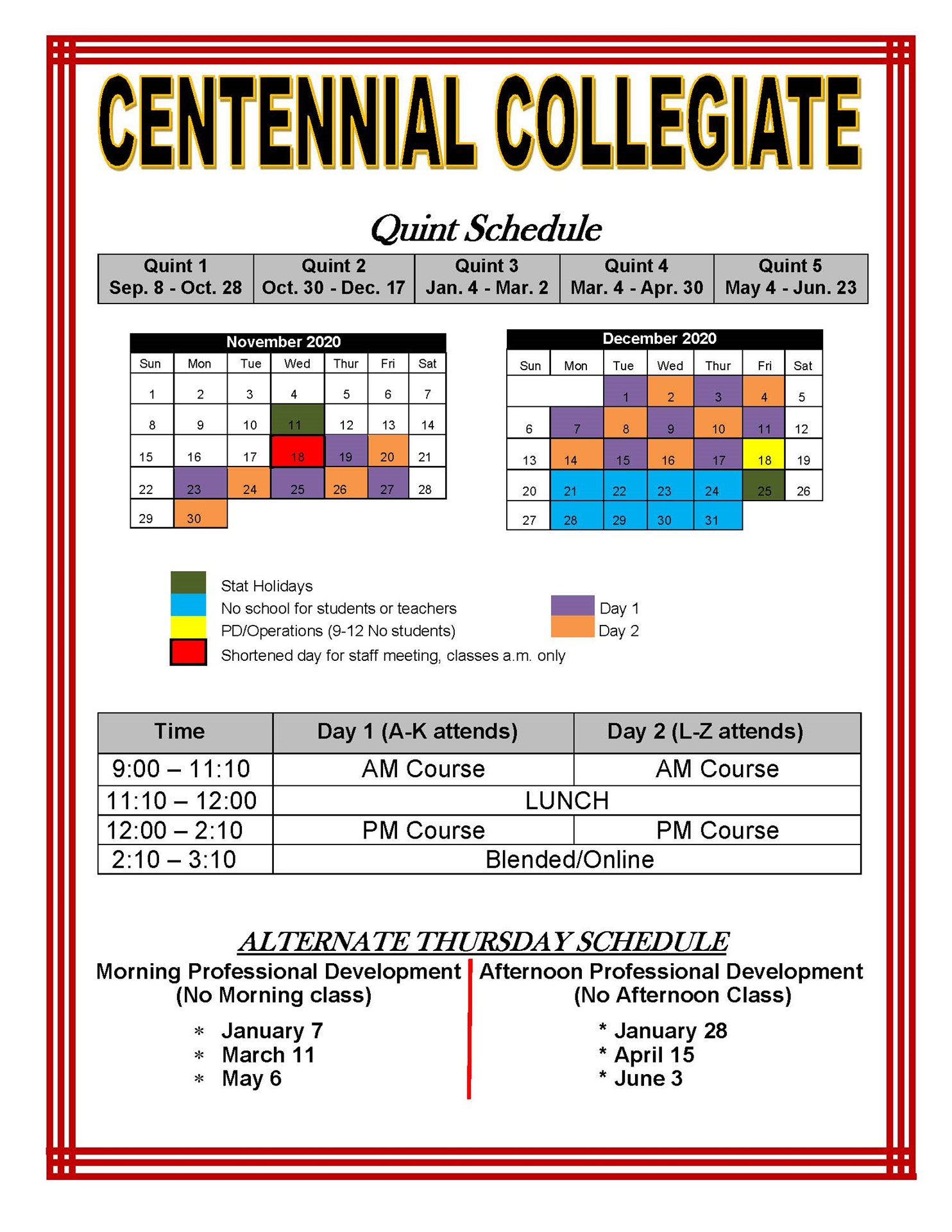 Centennial Collegiate Centennial Collegiate
